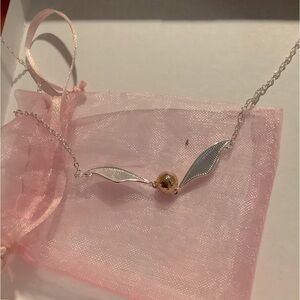 Golden Snitch Harry Potter Necklace